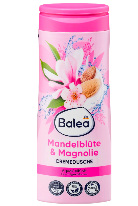 Крем-гель для душу Balea Mandelblüte & Magnolie Мигдаль-магнолія, фото 1