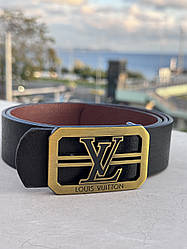 Жіночий двосторонній ремінь LVttion Gold Frame, Туреччина, з коробкою