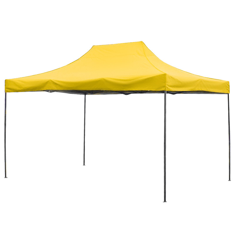 Розсувний Шатер 2*3 Жовтий (Чорний каркас)