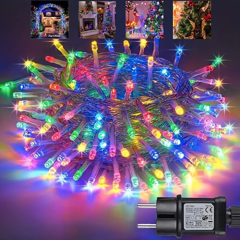Світлодіодна гірлянда 220 V 400 LED різнобарвна. LU991multi
