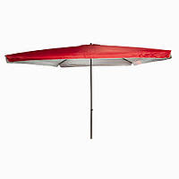 Парасолька 3*3 з клапаном однотонна Червона