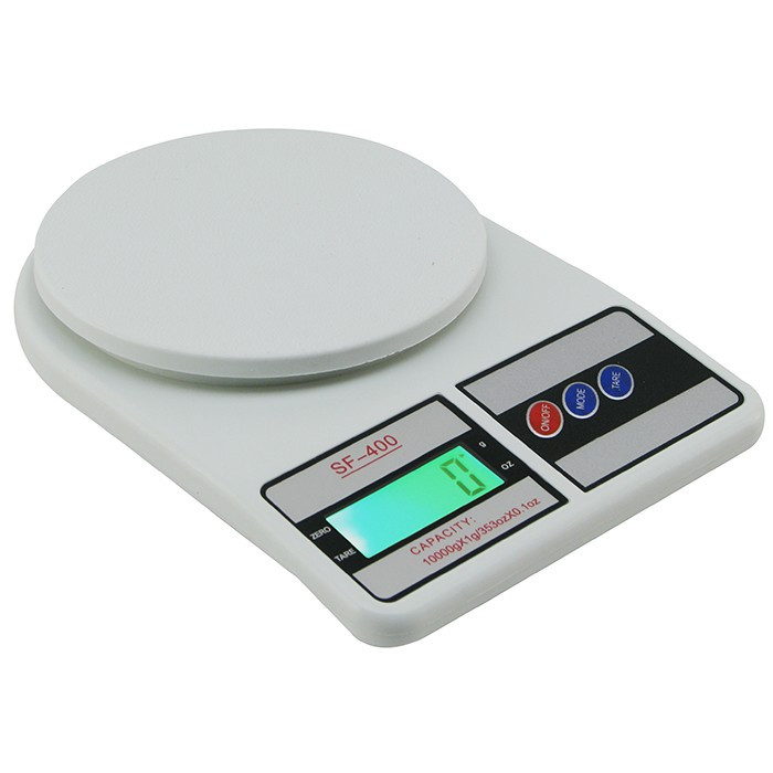 Ваги кухонні електронні з дисплеєм до 8 кг. поділ 1 г. SF-400