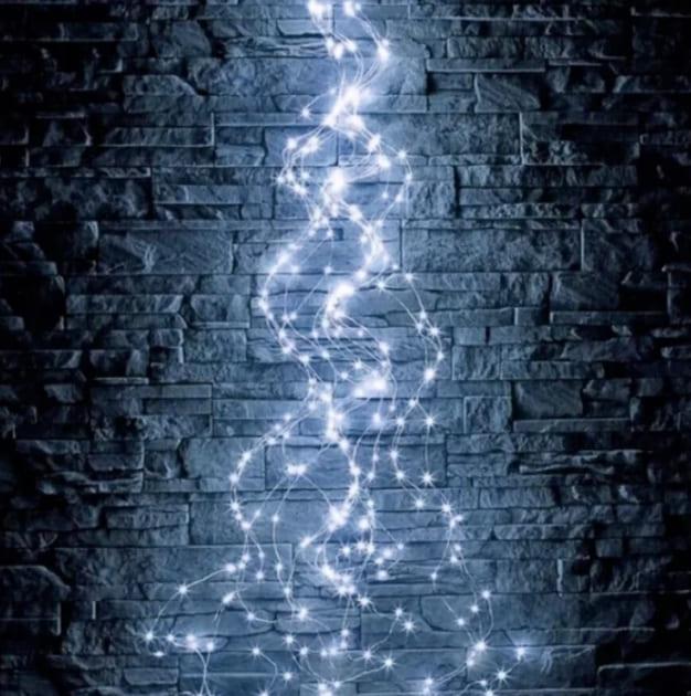 Гірлянда "Кінський хвіст" 500 LED 20 ниток 2.5 м Холодний білий, 220v MA404white