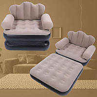 Надувне крісло 2 в 1 з електричним насосом для дому, дачі, кемпінгу та відпочинку MA622 (1ящ.= 10 шт.)