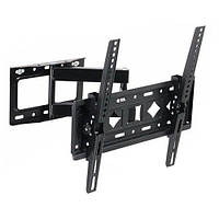 Кронштейн для телевізора 26"-55" з поворотом і нахилом, навантаження до 50 кг PT002