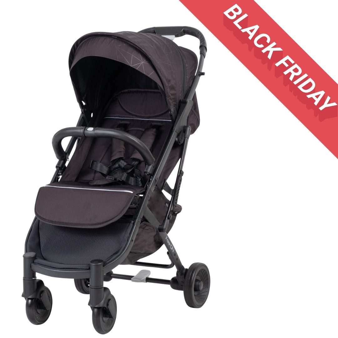 Коляска для дитини FreeON Diamond, black, фото 1