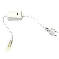 Адаптер живлення для LED ленти 6 mm 220V 48-2835, IP65 +конектор 2 pin