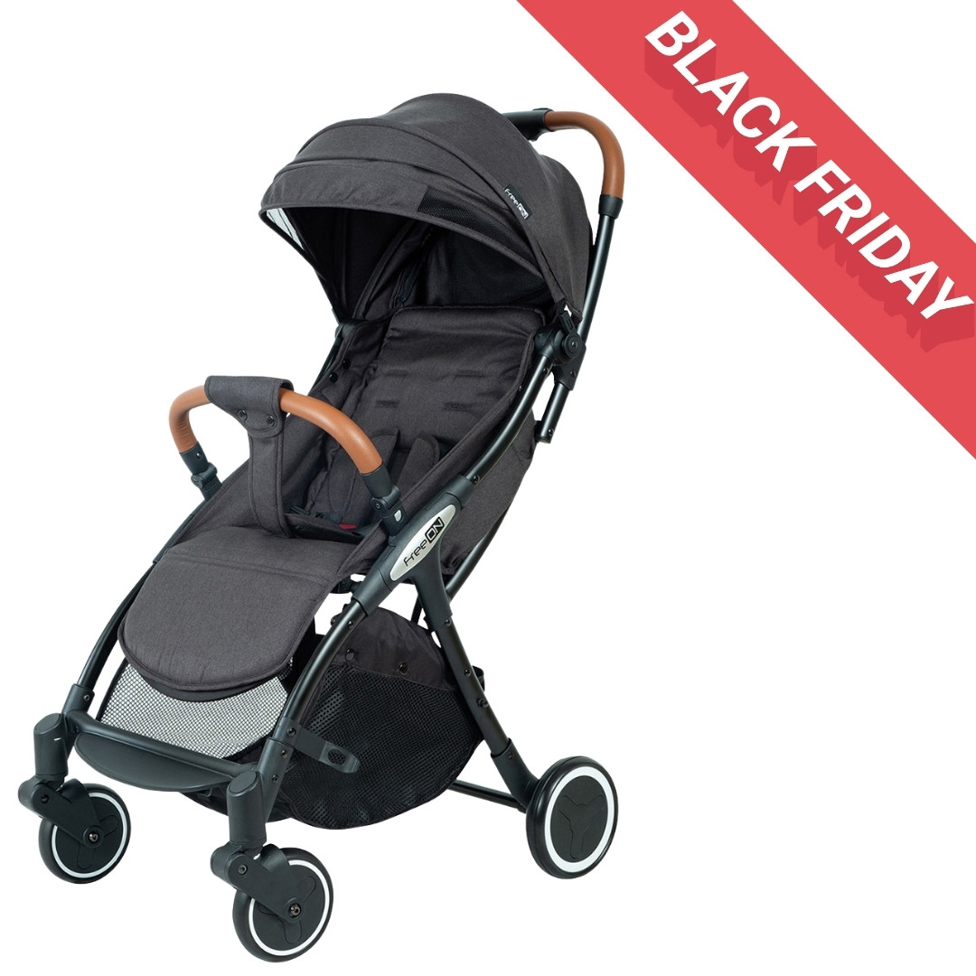 Коляска для дитини прогулянкова FreeON NANO Black, фото 1