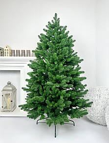 Ялинка штучна лита Lux 180 см зелена з металевою підставкою