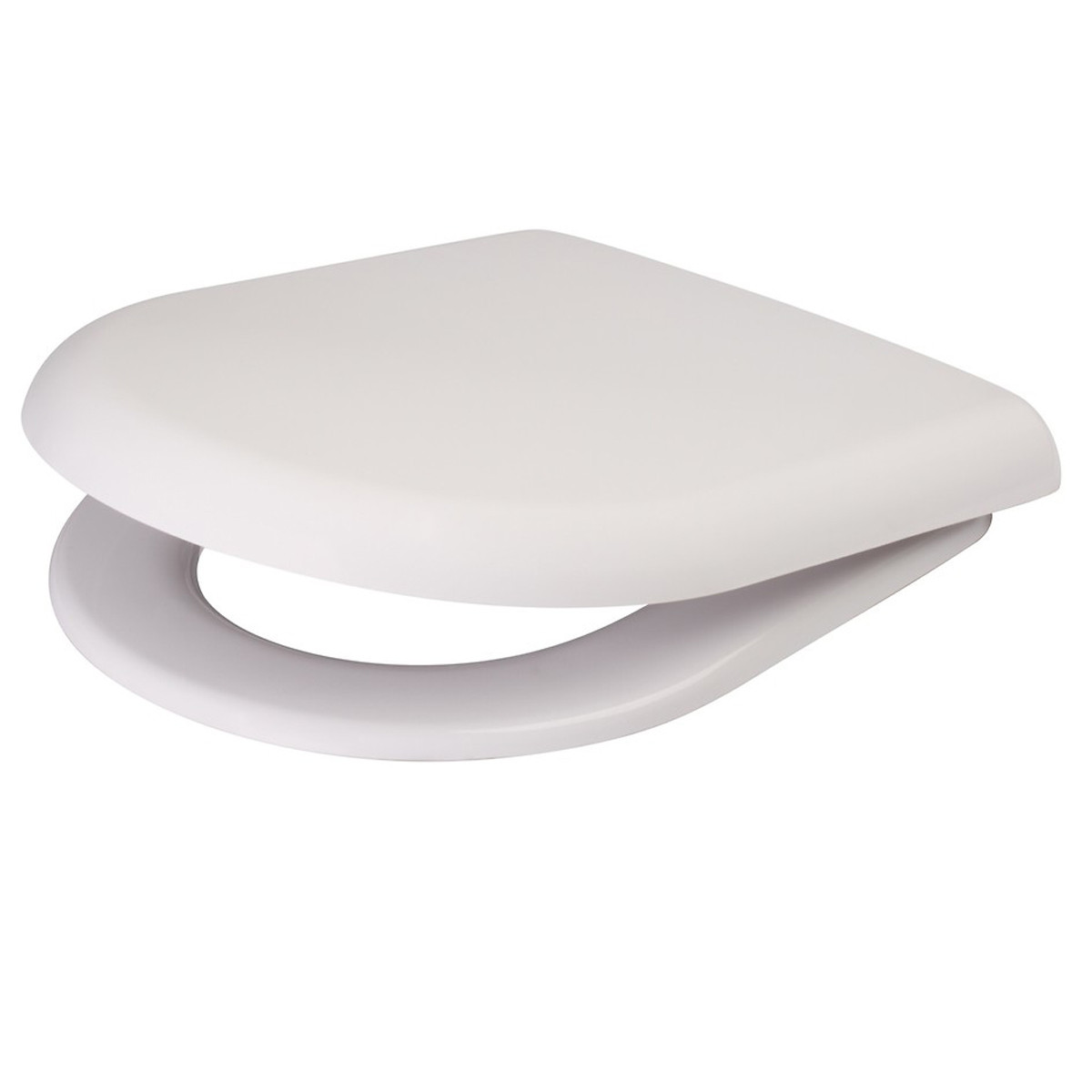 Сидіння для унітаза Cersanit MERIDA поліпропілен із металем кріпленням, фото 1