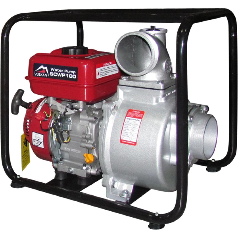 Мотопомпа бензинова Vulkan SCWP100 для чистої води (80965)