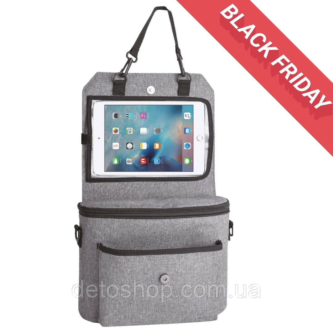 Органайзер для автомобіля та коляски 3 в 1 FreeON, grey, фото 1