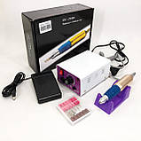 Фрейзер для нігтів, Фрези для манікюру педикюру, Фрезер апаратного манікюру Педикюрні апарати LW-84, фото 5