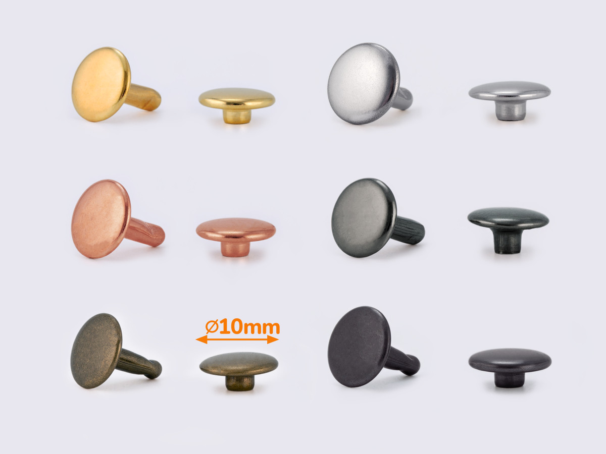 Хольнітени металеві 10*10 (20шт) MD-0145, фото 1