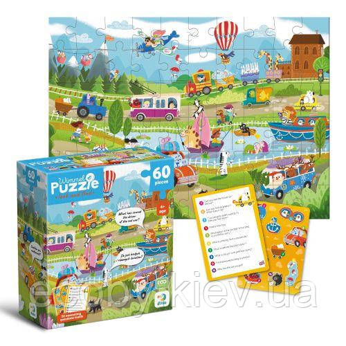 Виммельпазл "Чудо-транспорт", 60 эл, фото 1
