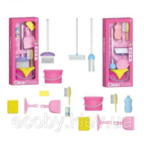 Набір для прибирання з відром мікс-рож. кор.60*11*26 см., фото 1