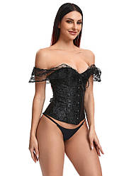 Корсет Star Night 12 Plastic Bones чорний, XS 18+