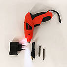 Акумуляторний міні-шуруповерт PRO, Дриль шуруповерт професійний, Електро шуруповерт EI-67, фото 2