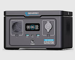 Genergy ZERO GZE-0206 Портативна зарядна станція 256Вт*год 600 Вт UPS LiFePO₄ швидке заряджання 1 год
