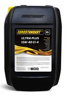 Олива моторна мінеральне Eurostandart Ultra Plus 15W-40 CІ-4/SL 10L