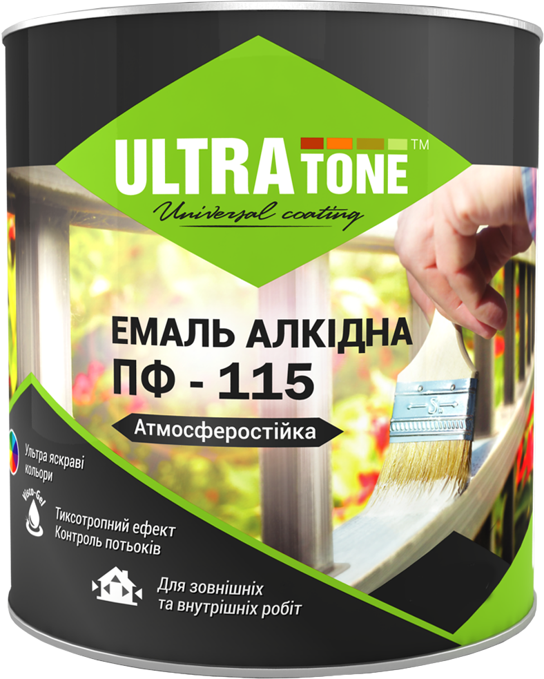 Емаль ПФ-115 «ULTRAtone» Сіра 50кг