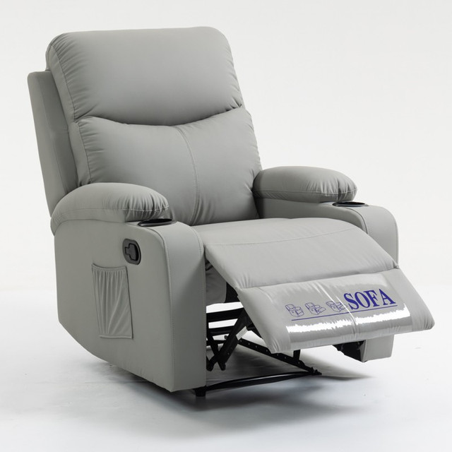 Крісло розкладне VERO SOF01CZ екошкіра чорна