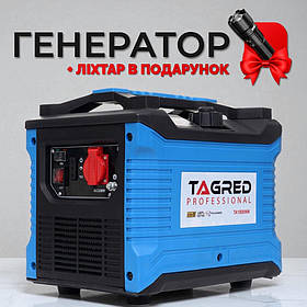 Інверторна генераторна установка для побутового використання, 1 кВт, 230 В, TAGRED TA1500INV