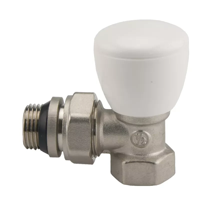 Кран рад. кутовий верх Super 1/2" з ущільн.рез. KARRO (KR319) {72/6}, фото 1