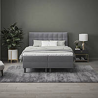 Кровать Logan с матрасом и топером ортопедический комплект с подъёмным механизмом