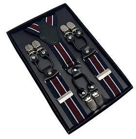 Підтяжки для штанів унісекс 6 металевих кліпс Solve — еластичні, регульовані, KT7003212