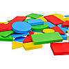 Логічні блоки Дьєнеша (64 шт.) Дидактичний набір для навчання, фото 6