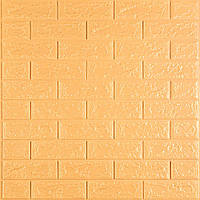 3D панель самоклеюча 700х770х5мм цегла Жовто-пісочний (009-5) SW-00000028