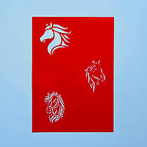 Трафарет "Коні"