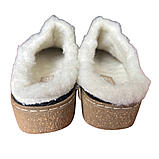 Теплі жіночі тапочки Rohde для дому, замшеві кімнатні шльопки на поліуретановій підошві, домашнє взуття для жінок гарної якості, фото 7