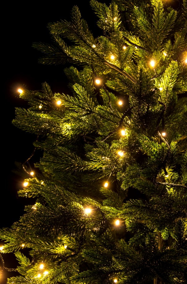 Гірлянда електрична Chomik, 200 LED, 10м, теплий білий, від мережі