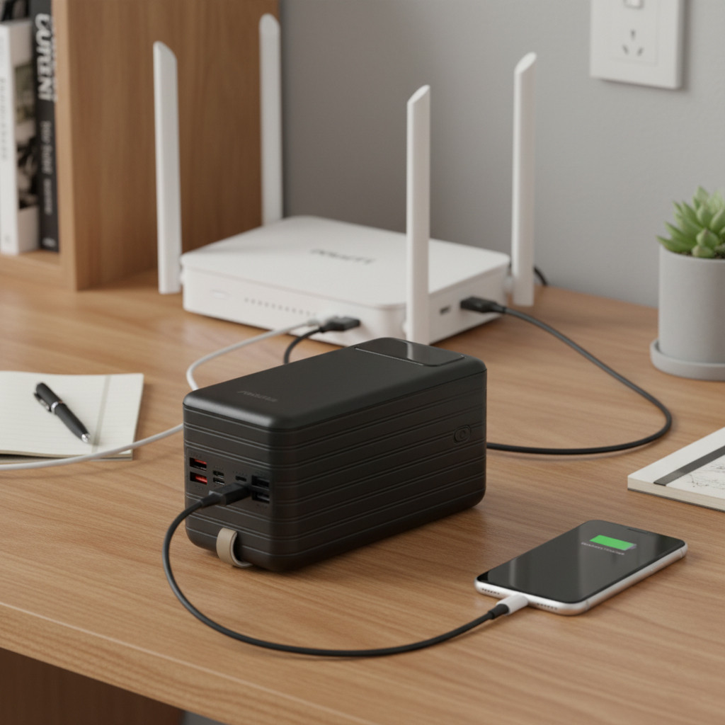 Powerbank для живлення wi-fi роутера 9v 12v ACL PW-94 80000 mAh зі швидким заряджанням