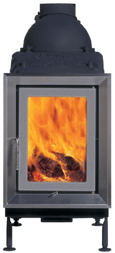 Класична піч Brunner HKD 5.1 steel frame/double glazing/silver/grey