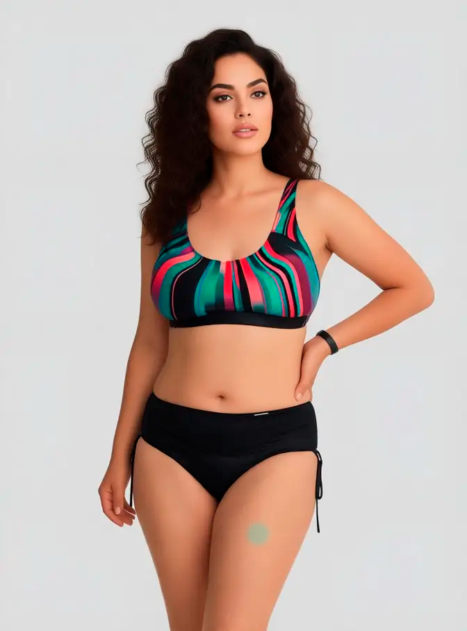 ОПТКупальник для полных 56088-5 Z.Five морская волна (В НАЛИЧИИ ТОЛЬКО 50 52 54 56 58 УКР р-ры)