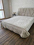 Плед покривало однотонний з тісненням 210*230 см, фото 3