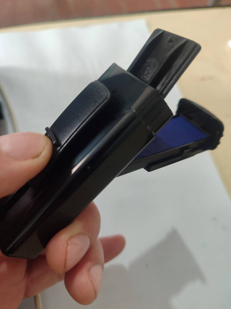 Самонабірний штамп 47х18 мм, 5-ти рядковий кишеньковий чорний, Shiny Handy Stamp S-773 - фото покупців 1