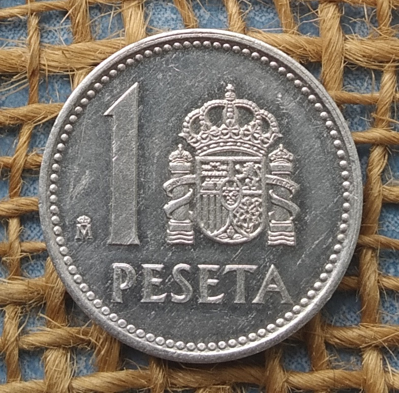 1 песета 1988 року. Iспанiя, фото 1