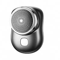 Електробритва Mini Shaver дорожня роторна бездротова акумуляторна для вологого та сухого гоління