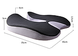 Анатомічна подушка під куприк / Подушка з ефектом пам’яті для сидіння в авто та офіс, фото 6