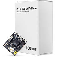 Видеопередатчик (VTX) TBS Unify Nano custom 16CH 50mW упаковка 100шт (UNIFYNANOBOX) DOM
