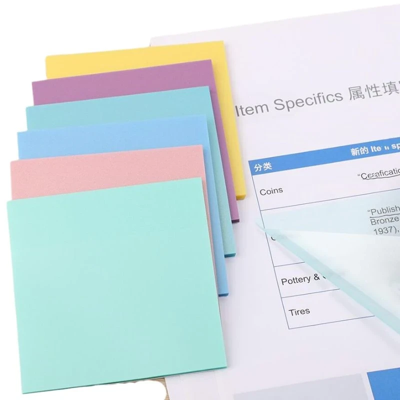 Папір для нотаток 76*76*50мм JO №P71-2 (73380) прозорий кольоровий, фото 1