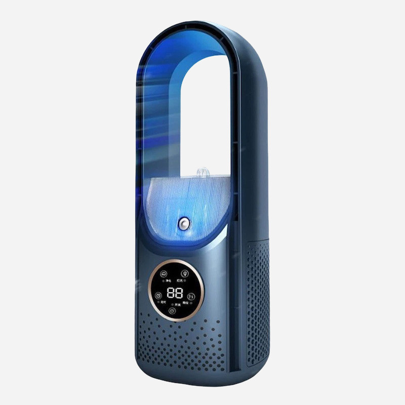 Вентилятор безлопатевий з охолодженням і зволоженням Y088, 3-в-1, USB 5W, фото 1