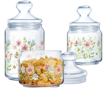 Набір банок для сип. продуктів скло "Luminarc. Club Roisin" 0,5х0,75х1л №X1080/2786(5)