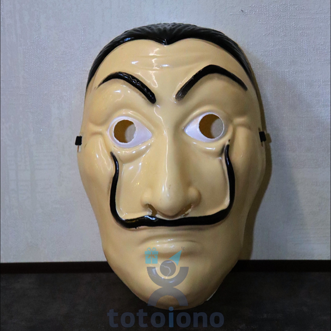 Топ! Маска Сальвадор Далі (із серіалу Паперовий будинок), пластикова, 25х17