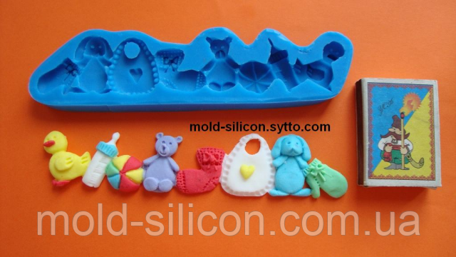 Силіконовий молд "Бордюр дитячий 1", фото 1