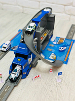 Дитячий паркінг Іграшка парковка іграшковий автовоз набір валіза з машинками фура Дитячі паркінги та гаражі Парковка для машин